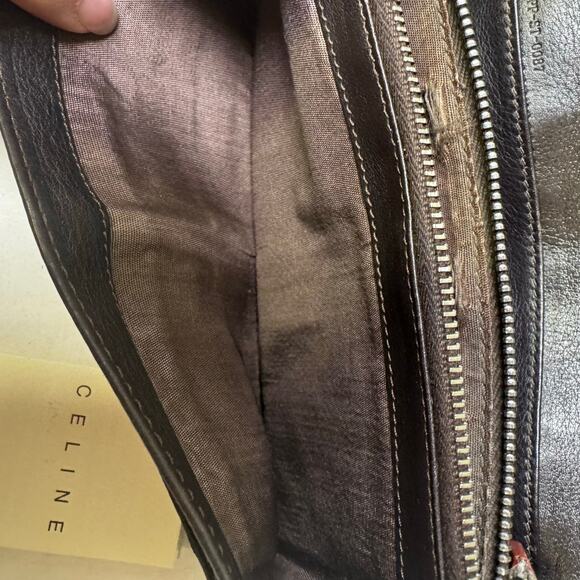 Celine Leather and fabric Monogram long wallet - Picture 9 of 12